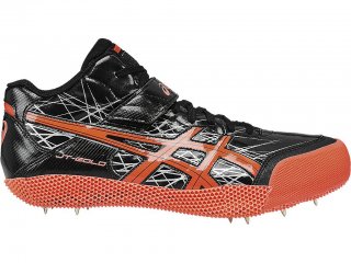 Asics Javelin Pro Shoes For Men Black/Coral/Silver 568ZRDLM