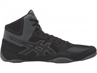 Asics Snapdown Shoes For Men Black/Dark Grey 085QWTHQ