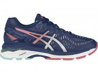 Asics Gel-Kayano 23 Running Shoes For Women Navy/Silver 830ICNFZ