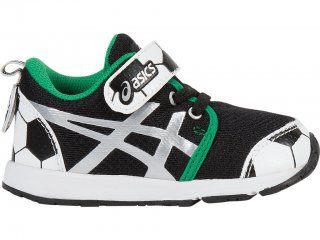 Asics School Yard Ts Running Shoes For Kids Black/Silver 299CEYEH