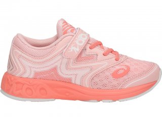 Asics Noosa Running Shoes For Kids Grey Pink/White 829BEGFK