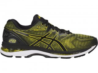 Asics Gel-Nimbus 20 Running Shoes For Men Black/White 232JZJEJ