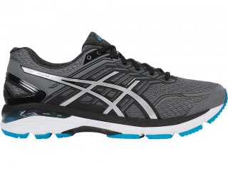 Asics Gt-2000 5 Running Shoes For Men Dark Grey/Silver/Blue 361YFDJD