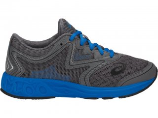 Asics Noosa Running Shoes For Kids Dark Grey/Blue/Black 453NJRLW